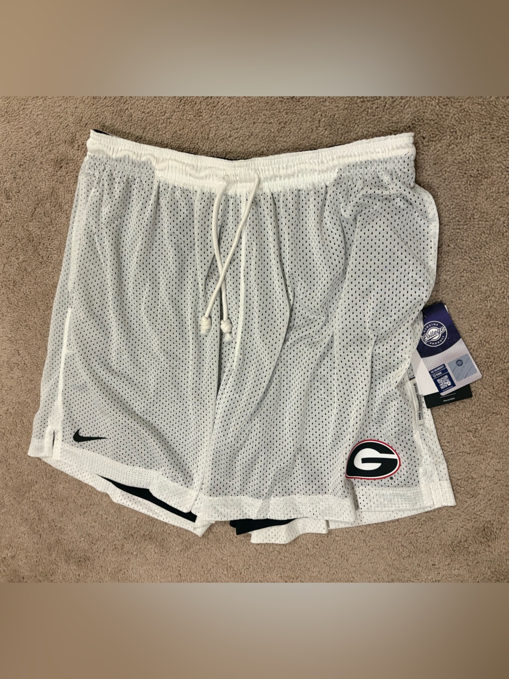 NWT Ultra Popular Nike Primetime Reversible Performance Dri-Fit Mesh Shorts, UGA